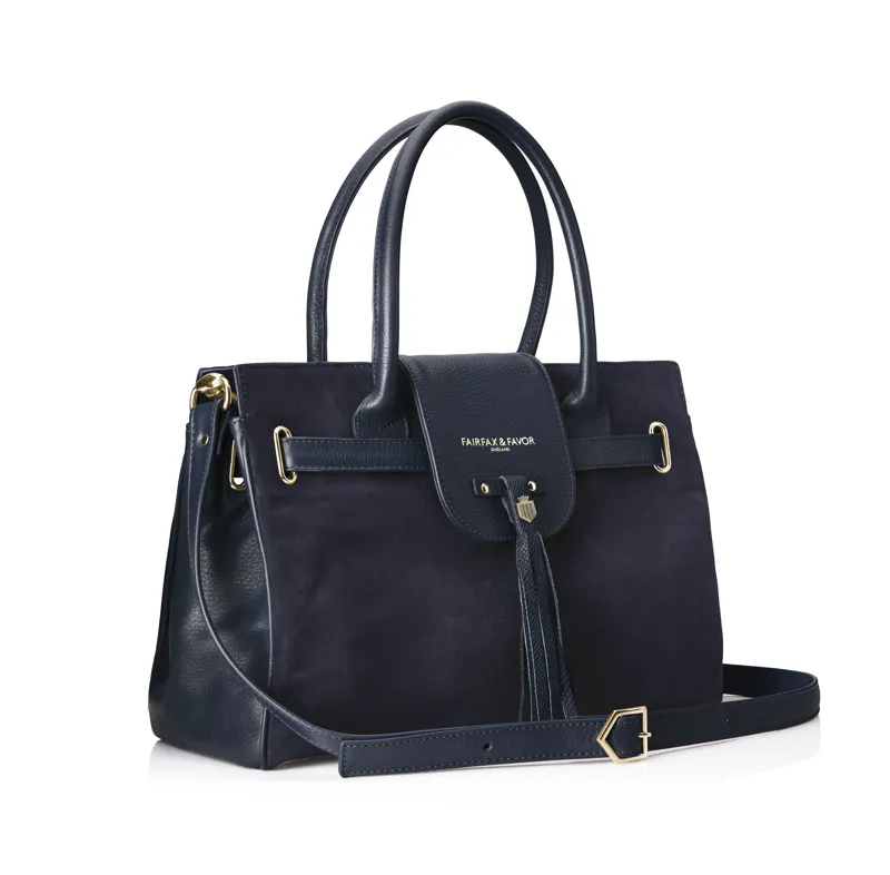 Fairfax and Favor Windsor Bag Navy-1